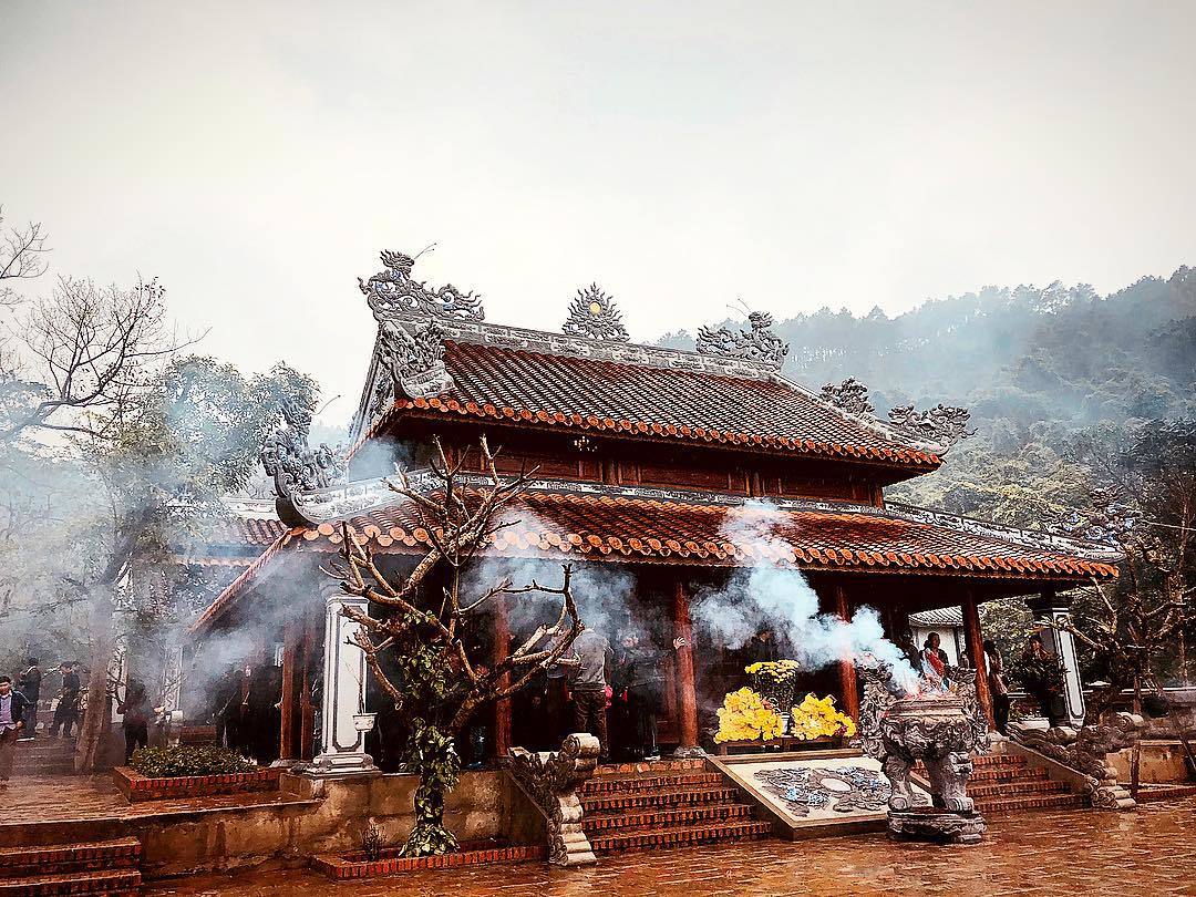 Chinh temple (Phủ Chính) where worship Lieu Hanh princess