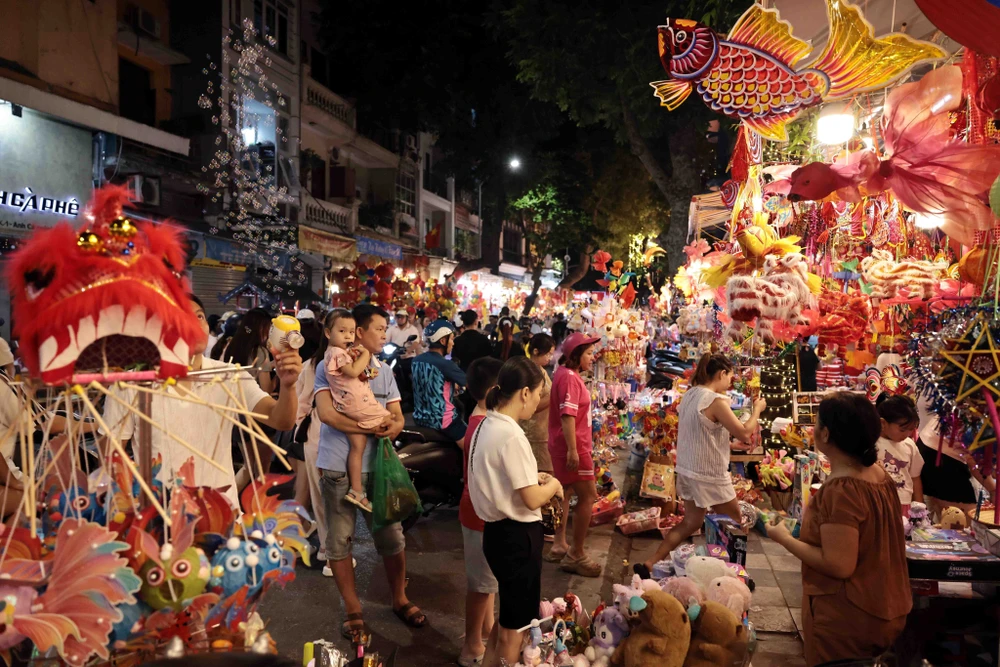 Hang Ma street in Mid-Autumn season