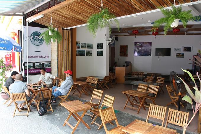 A cafe in Hue city