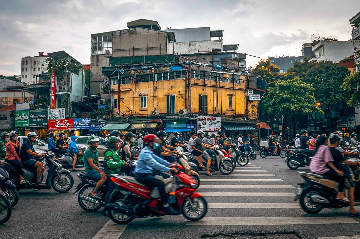 Asking help from the locals is easiest way to cross the streets in Vietnam